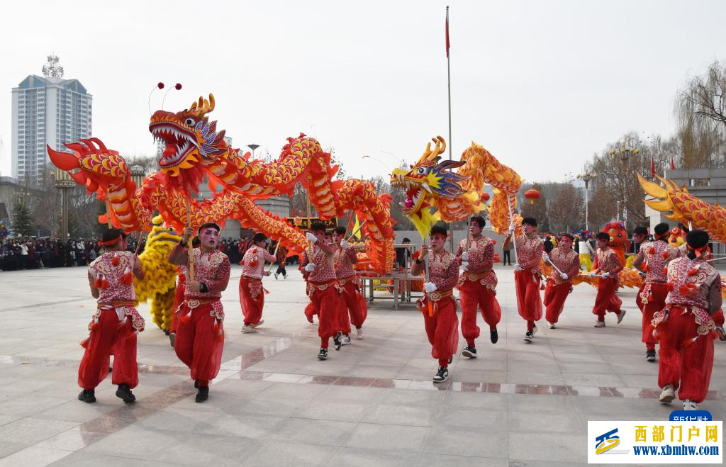甘肃多地社火闹新春(图8)